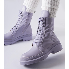 Botas moradas con protector Zacharie violeta 1