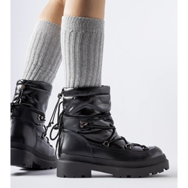 Botas de nieve negras con puño Eagleville negro 2