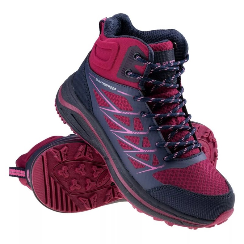 Zapatillas Hi-Tec Rewile Mid Wp 92800442440 rosa 1