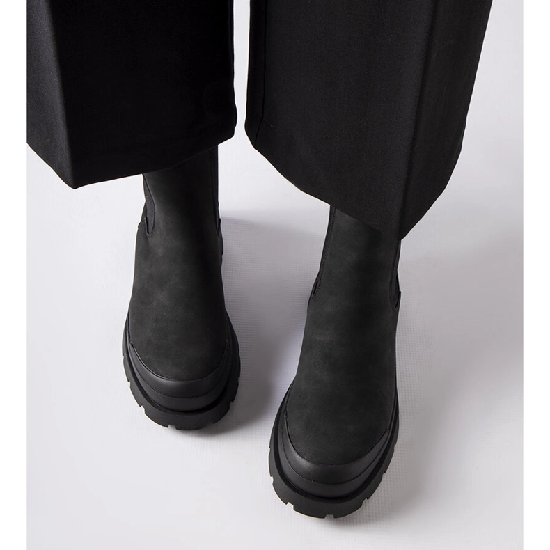 Botines sin cordones negros Big Star MM274319 1