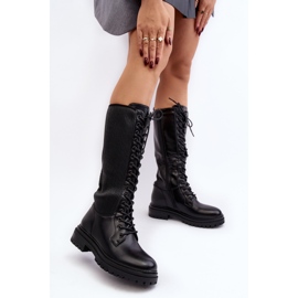 Botas por encima de la rodilla, negro Idandrou 3