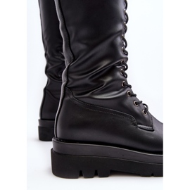 Botas por encima de la rodilla con aislamiento para mujer, Lliclies negros 7