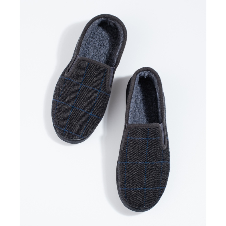 Cómodas zapatillas de hombre de Shelovet gris 2 Cómodas zapatillas de hombre de Shelovet gris 2