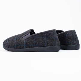 Cómodas zapatillas de hombre de Shelovet gris 4