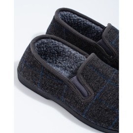 Cómodas zapatillas de hombre de Shelovet gris 1
