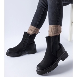 Botines Piedalue negro mate con aislamiento 3