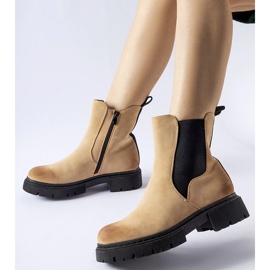 Botines Piedalue beige aislantes mate 2