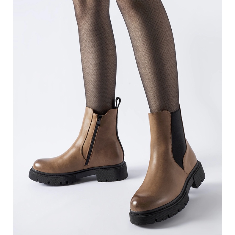 Botín Piedalue aislante marrón 1