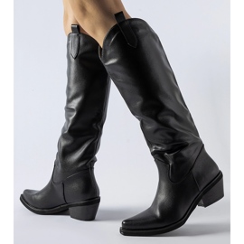 Botas camperas Chapin clásicas negras con aislamiento negro 2