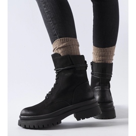 Botas Vadnais negras con puntera desgastada negro 1
