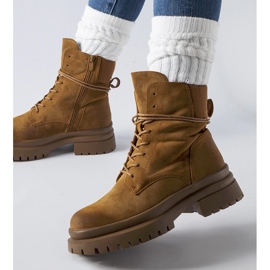 Botas marrones con puntera desgastada de Vadnais marrón 1