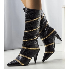 Botas con aislamiento Nevzo negras y doradas negro 1
