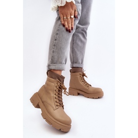 Botas De Mujer Con Calcetines Beige Rivella 5