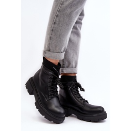 Botas De Mujer Con Calcetín Negro Rivella 4