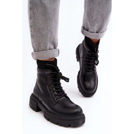 Botas De Mujer Con Calcetín Negro Rivella 9