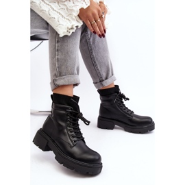 Botas De Mujer Con Calcetín Negro Rivella 1