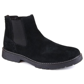 Filippo M PAW499A botines Chelsea sin cordones de cuero negro 5