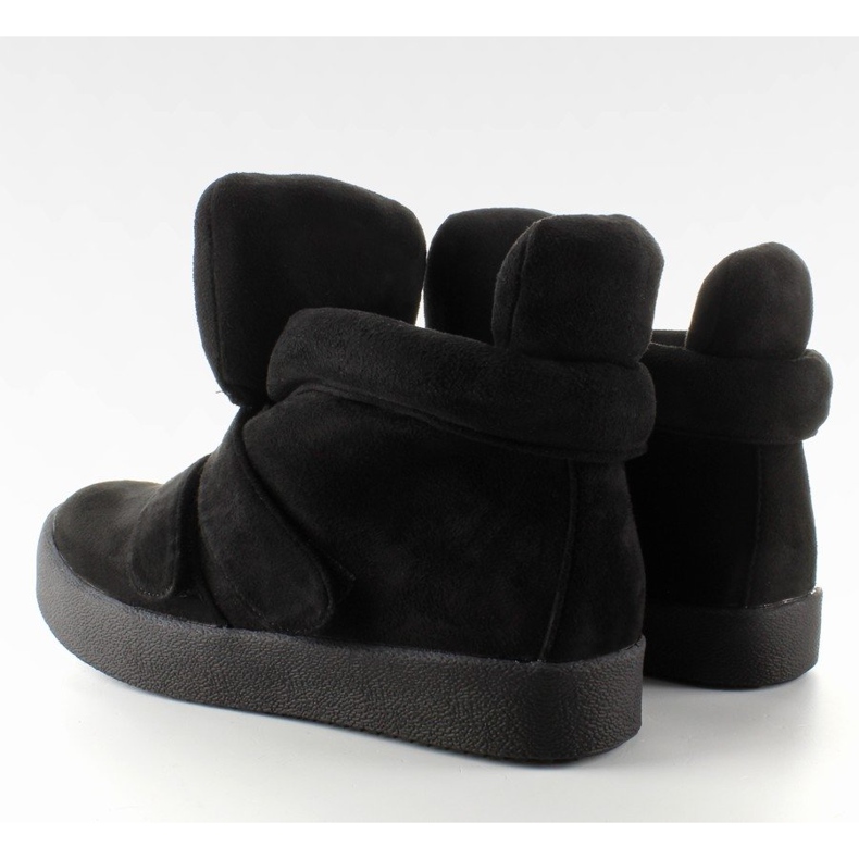 GF-jx29 Deportivas de ante negro 1