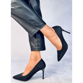 Maineri Negro tacones altos de mujer 5