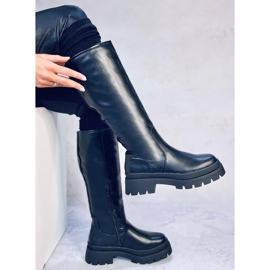 Botas Dillard negras con suela gruesa. negro 5