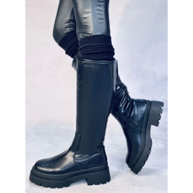Botas Dillard negras con suela gruesa. negro 2