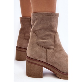 Botas Mujer Tacón Alto Beige Argastis 8
