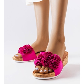 Sandalias de cuña rosas de Estella 1