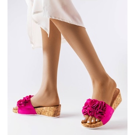 Sandalias de cuña rosas de Estella 2