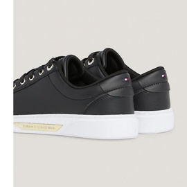 Tommy Hilfiger Tommy Hilfigker Zapatos Golden Hw Court Sneaer W FW0FW075600GJ negro 1