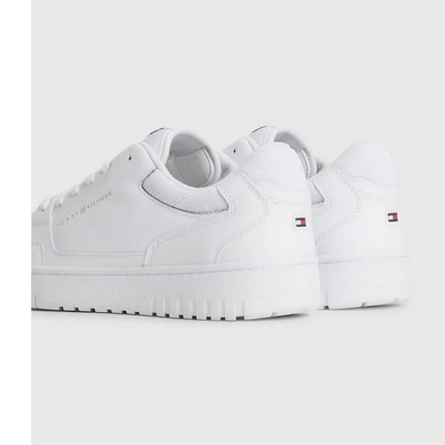 Tommy Hilfiger Basket Core Leather M Zapatos FM0FM04727YBS blanco 1 Tommy Hilfiger Basket Core Leather M Zapatos FM0FM04727YBS blanco 1
