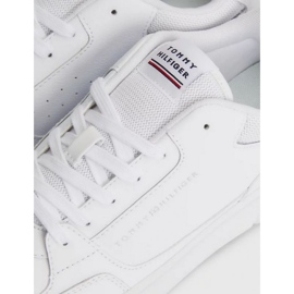 Tommy Hilfiger Basket Core Leather M Zapatos FM0FM04727YBS blanco 2