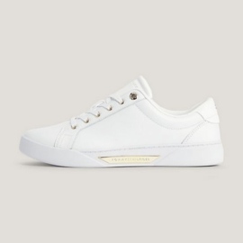 Tommy Hilfiger Golden Hw Court Sneaker W Calzado FW0FW075600K7 blanco 5