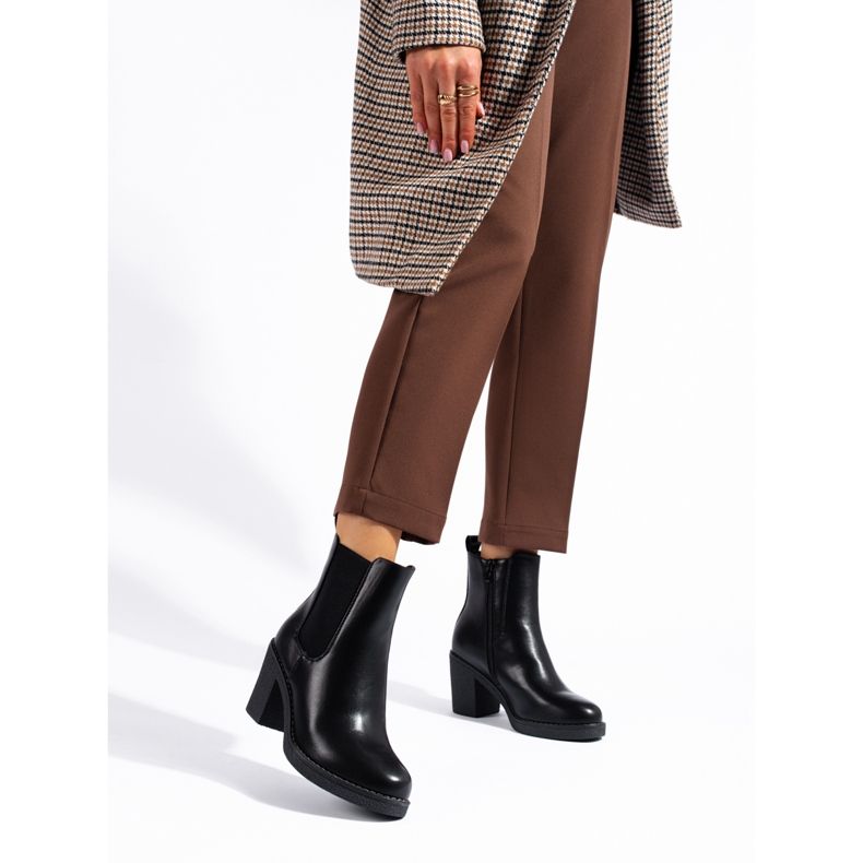 Botines Shelovet clásicos negros 1