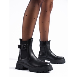 Botas Chelsea altas Shelovet negras negro 1