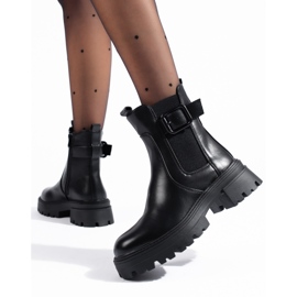 Botas Chelsea altas Shelovet negras negro 3