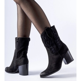 Botas cowboy Karino ante negro 2