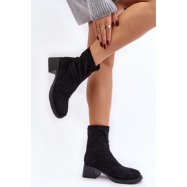 Botas Tacón Bajo Mujer Negro Aphroteia 2
