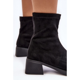 Botas Tacón Bajo Mujer Negro Aphroteia 8