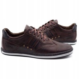 Polbut Zapato casual hombre 1801 marrón oscuro 1