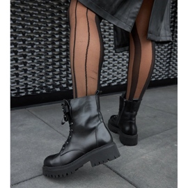 Botas aislantes de piel Karino negro 4