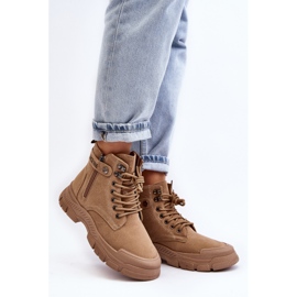 Botines Mujer Ante Insulados Beige Jailina 8
