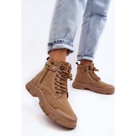 Botines Mujer Ante Insulados Beige Jailina 9