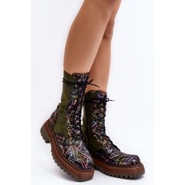 Botas Obrera Mujer Piel Maciejka 06203-09 Multicolor negro 4