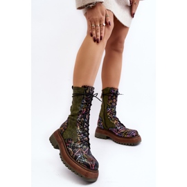 Botas Obrera Mujer Piel Maciejka 06203-09 Multicolor negro 5