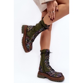 Botas Obrera Mujer Piel Maciejka 06203-09 Multicolor negro 7