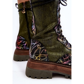 Botas Obrera Mujer Piel Maciejka 06203-09 Multicolor negro 8