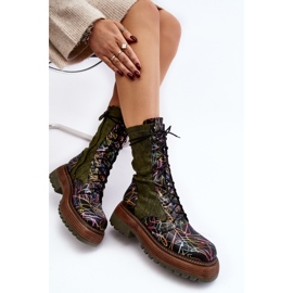 Botas Obrera Mujer Piel Maciejka 06203-09 Multicolor negro 1