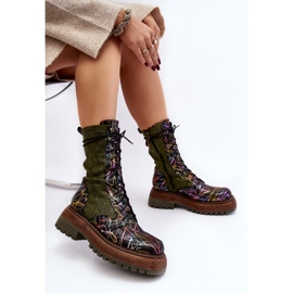 Botas Obrera Mujer Piel Maciejka 06203-09 Multicolor negro 2
