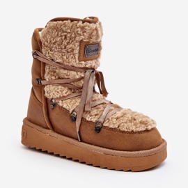 Botas de nieve impermeables con plataforma Vegan D.Franklin DFSH370004 Marrón 6