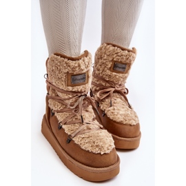 Botas de nieve impermeables con plataforma Vegan D.Franklin DFSH370004 Marrón 13